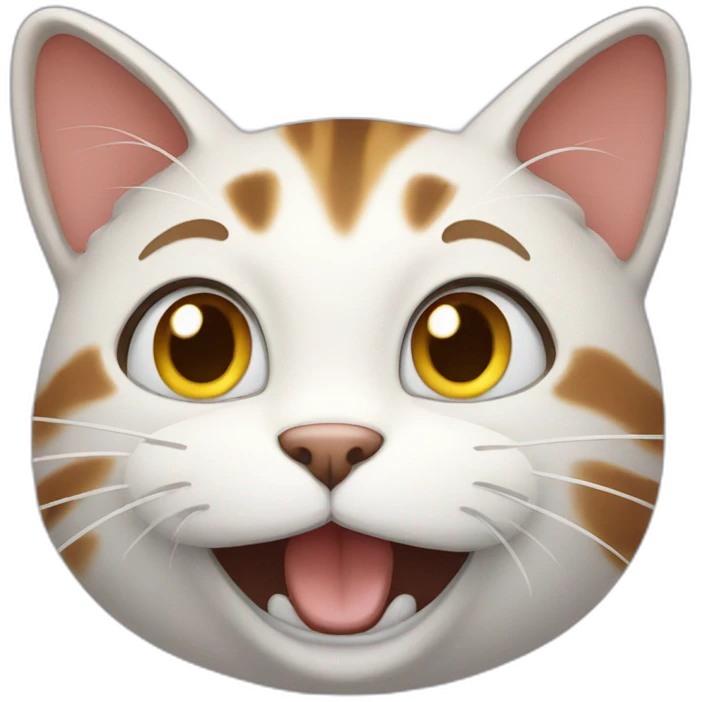 excited cat emoji