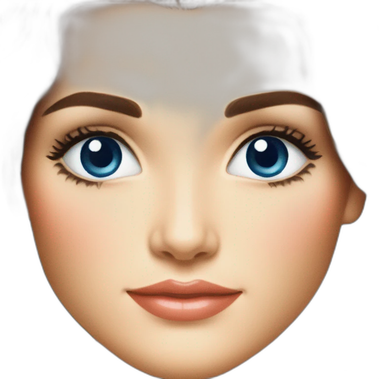 Brooke Shields young blue eyes emoji