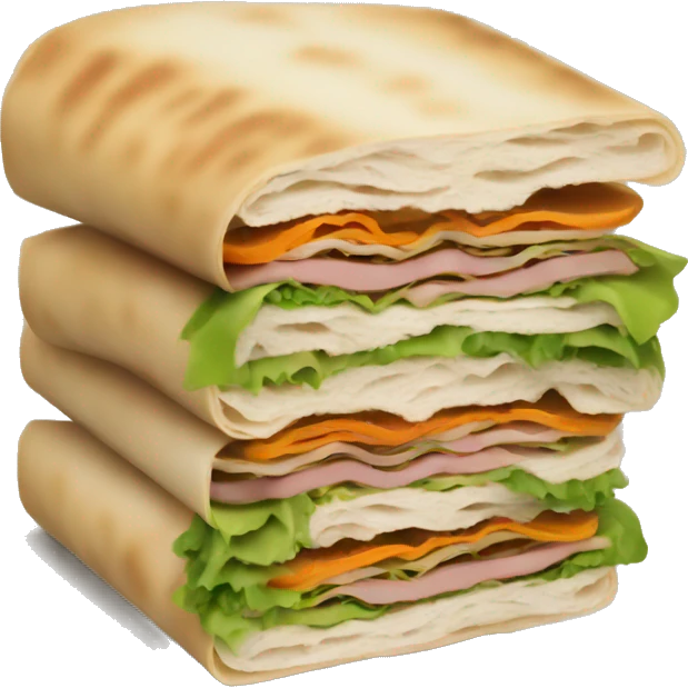 Wrap sandwich  emoji