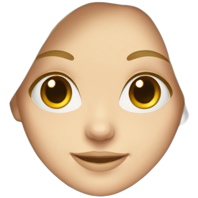 White Girls with long blond hair smiling emoji