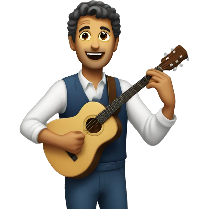 italian man singing  emoji