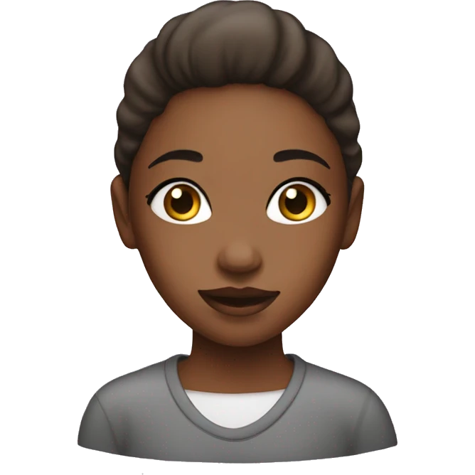 A girl whit do skincare emoji