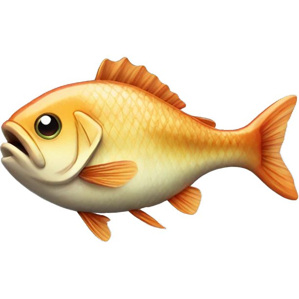 Hooked fish emoji
