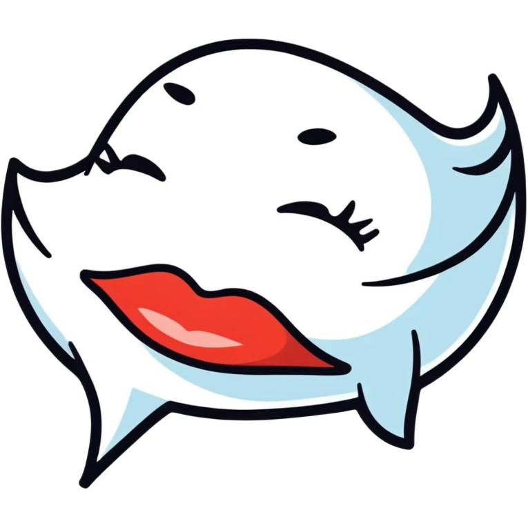 Spreading lips  emoji