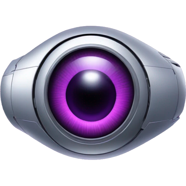 robot eye PURPLE TECH HAL 9000 emoji