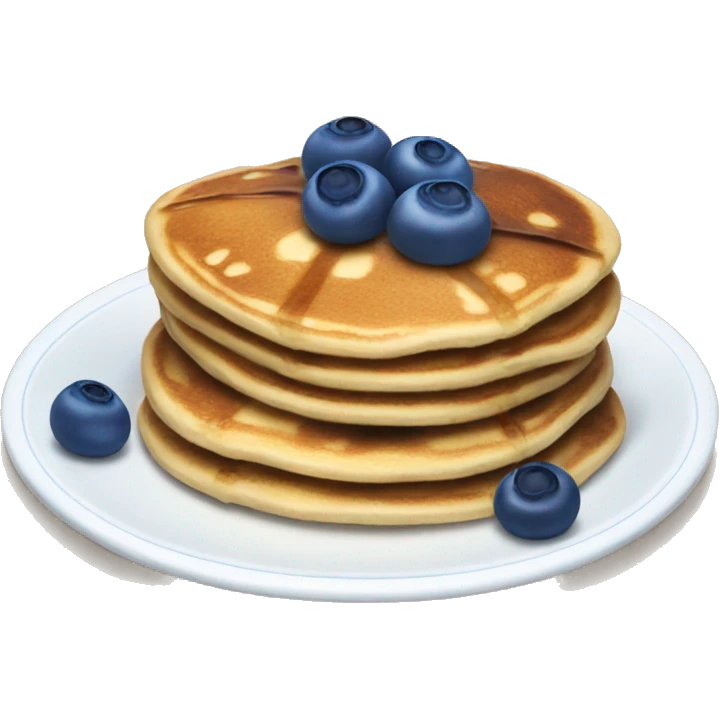 Blueberry pancakes  emoji