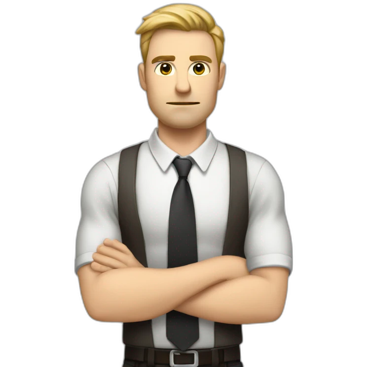 white-skin-man-hr-manager-crossed-arms-angry-profile-in-profile-image emoji