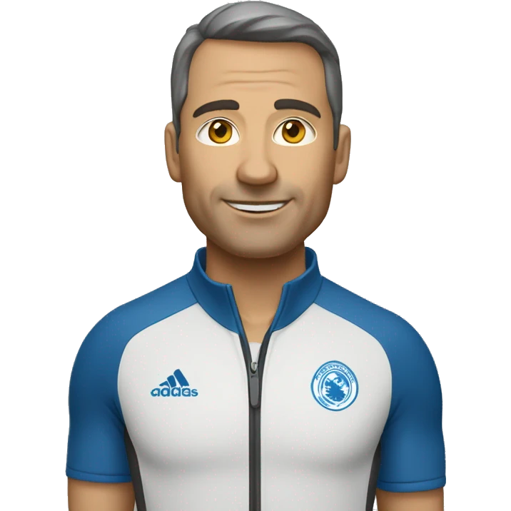 un coach sportif énervé emoji