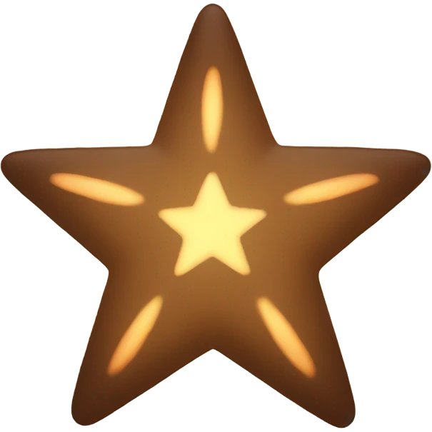 brown star emoji