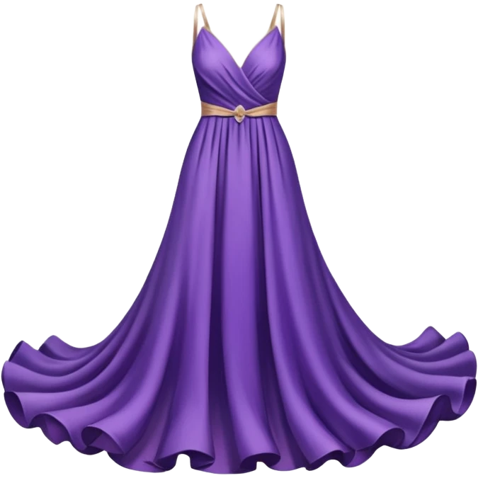 purple dress emoji