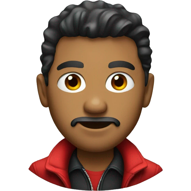 a gangster with red jacket emoji