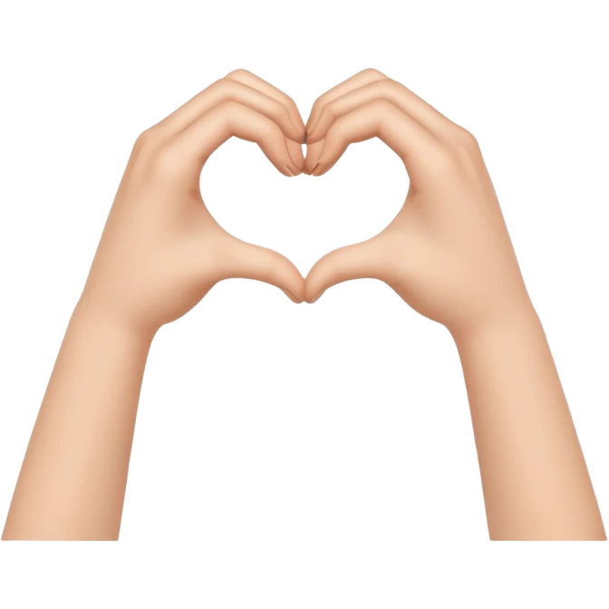 hands heart emoji