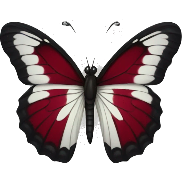 Dark red butterfly  emoji