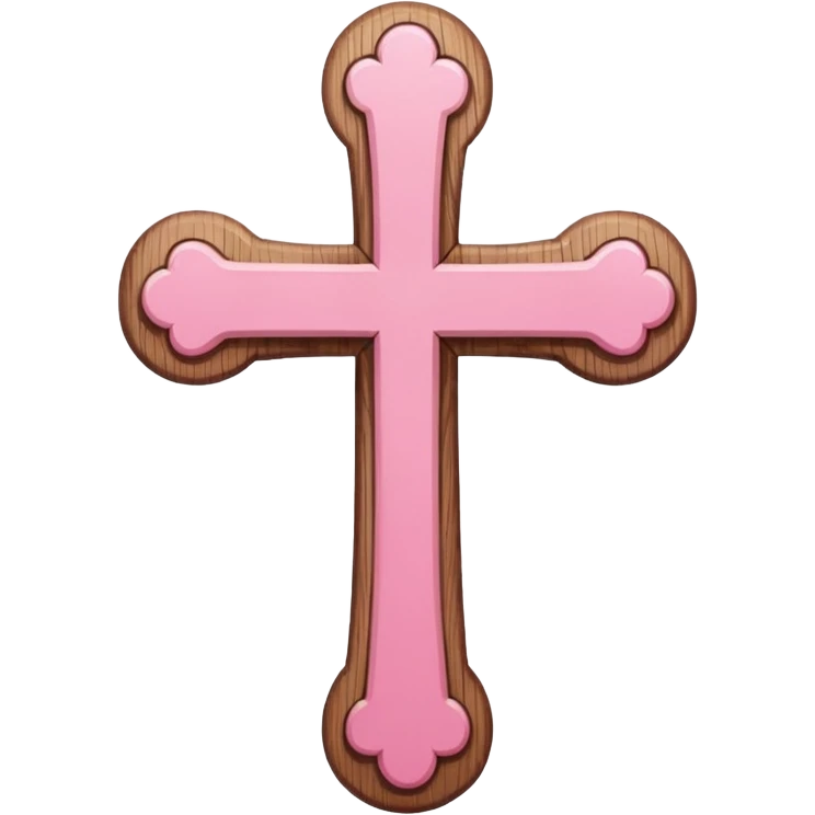 Pink cross  emoji