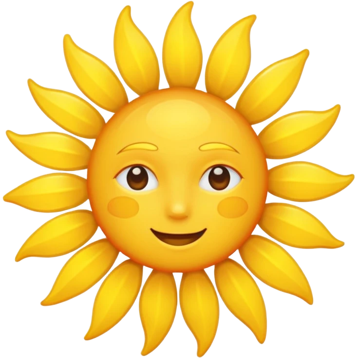 Sun  emoji