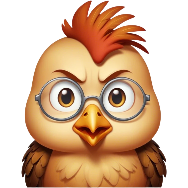 Chicken little emoji