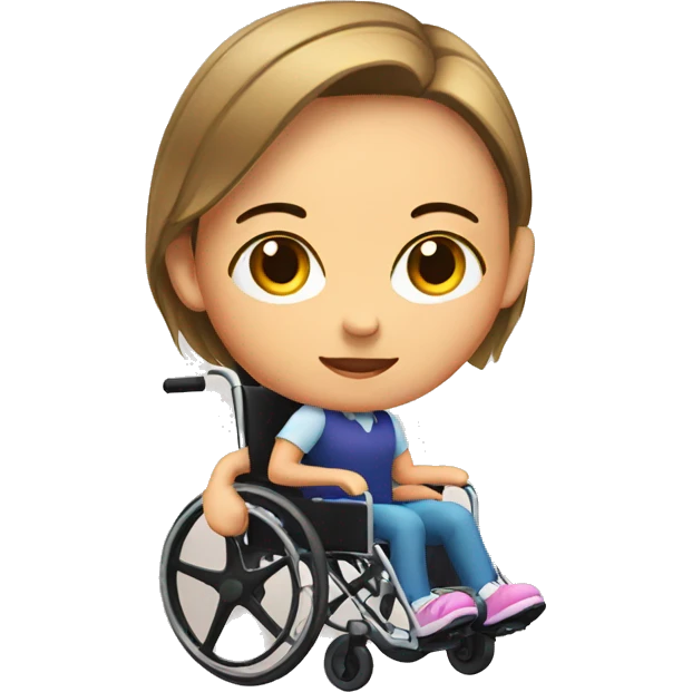 Girl in wheelchair emoji