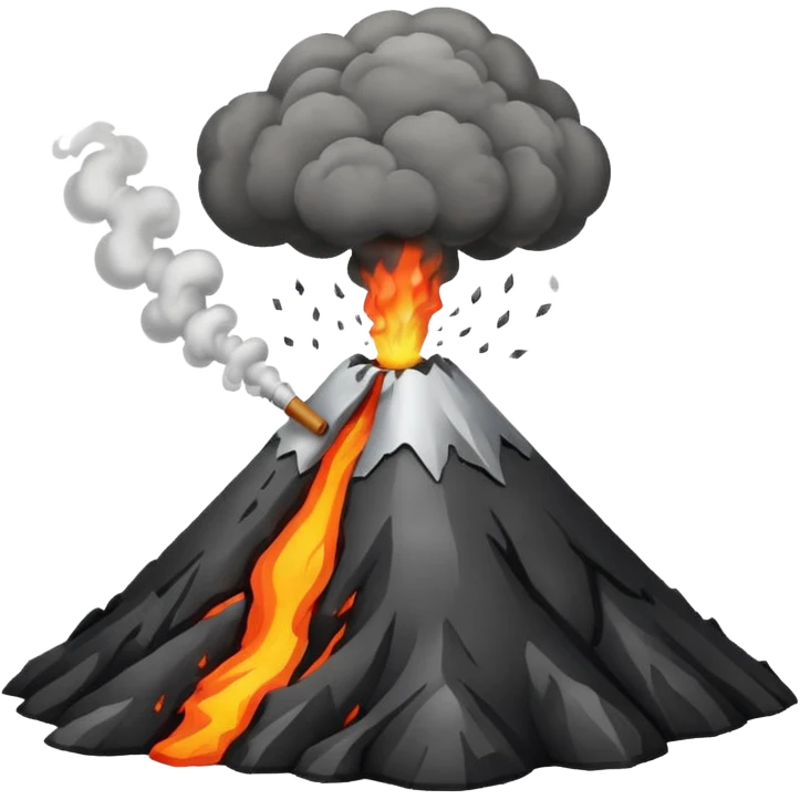 volcano emoji