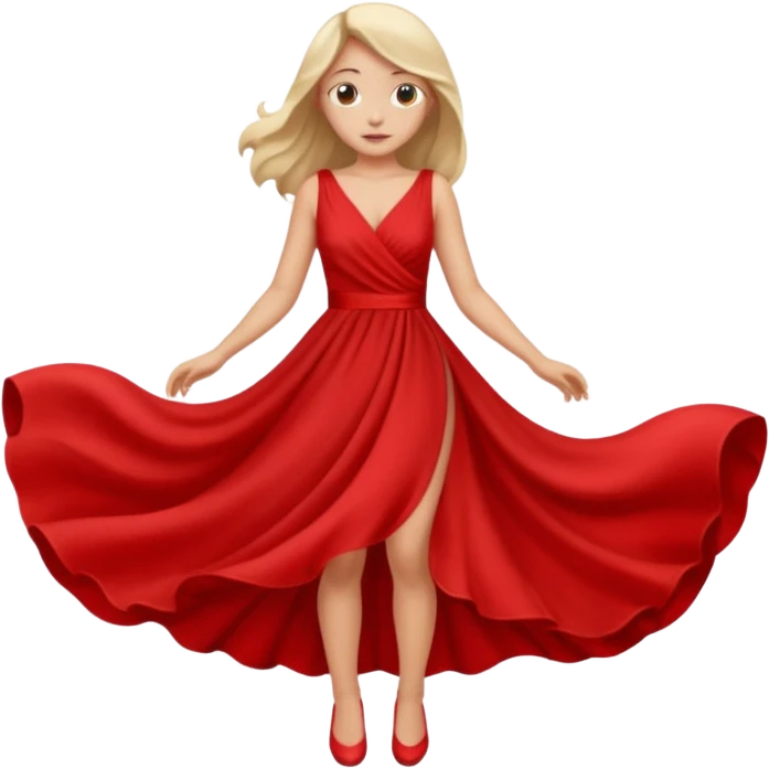 red dress emoji