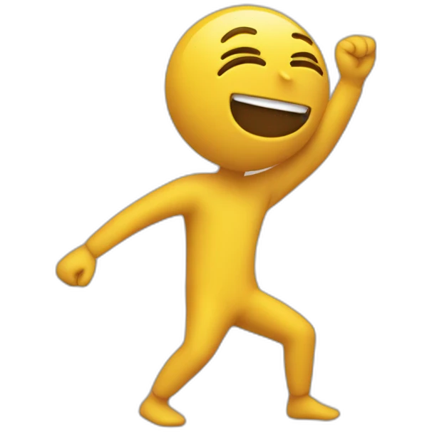 Humain faisant un dab emoji