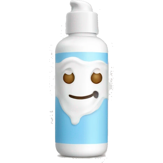 depilatory cream bottle emoji