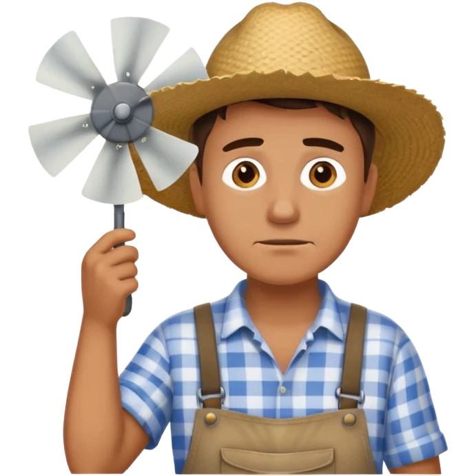  Ek Kisan garmi se bahut pareshan tha...
Pankha bhi kaam nahi kar raha tha...
"Kaash main hawa mein udta!" – Kisan ne kaha emoji