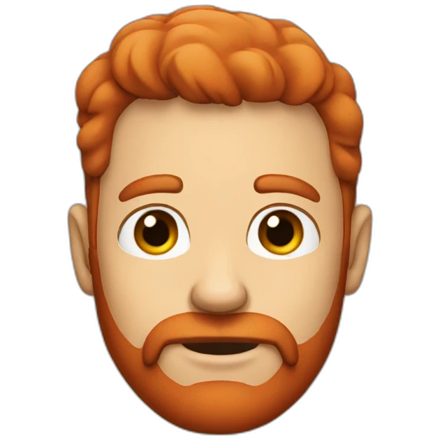 red-beared guy emoji