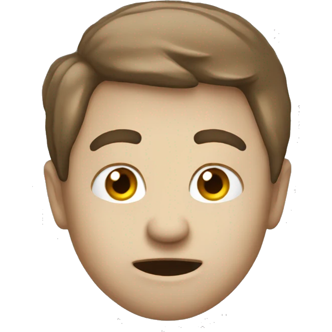 Emoji with a little hint of anger but with a smile emoji
