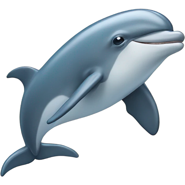 Dolphin sinking emoji