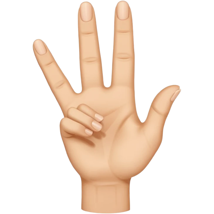 L.A hand sign emoji