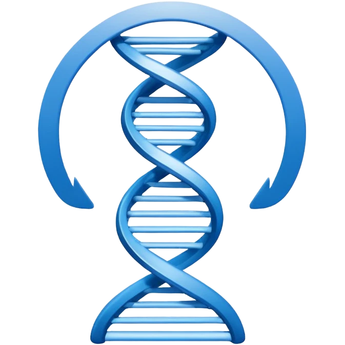 Create a WhatsApp emoji with text "Founder DNA inside" inspired by intel inside logo emoji