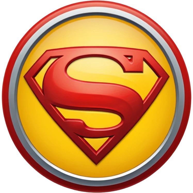 Superman emblem emoji