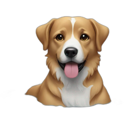 dog in lake emoji