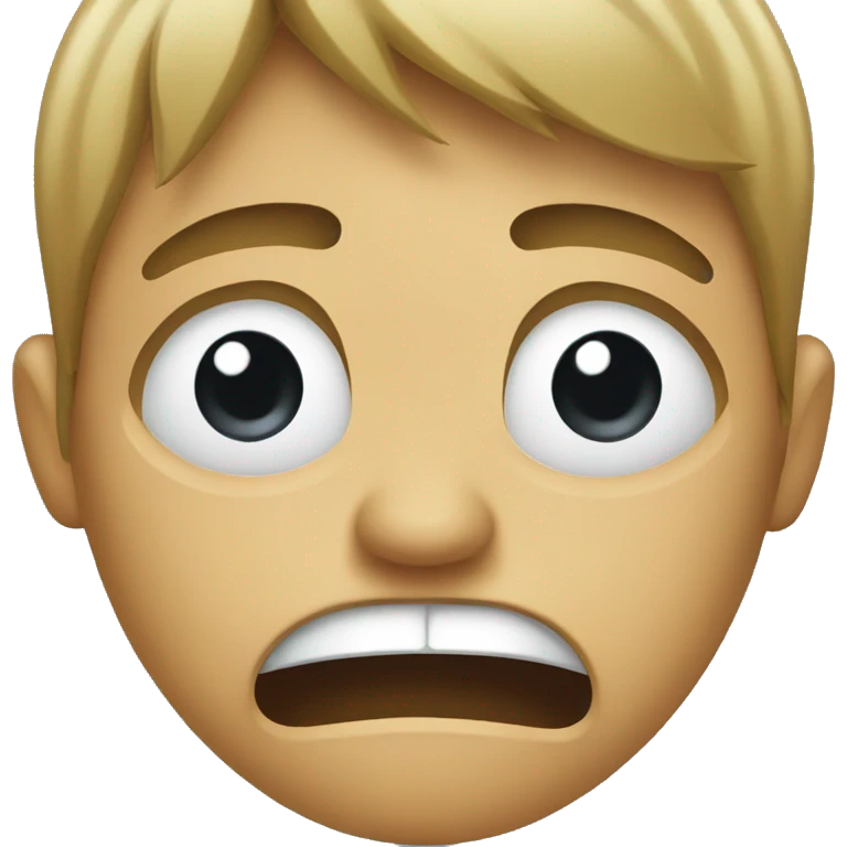 Angry crying person emoji