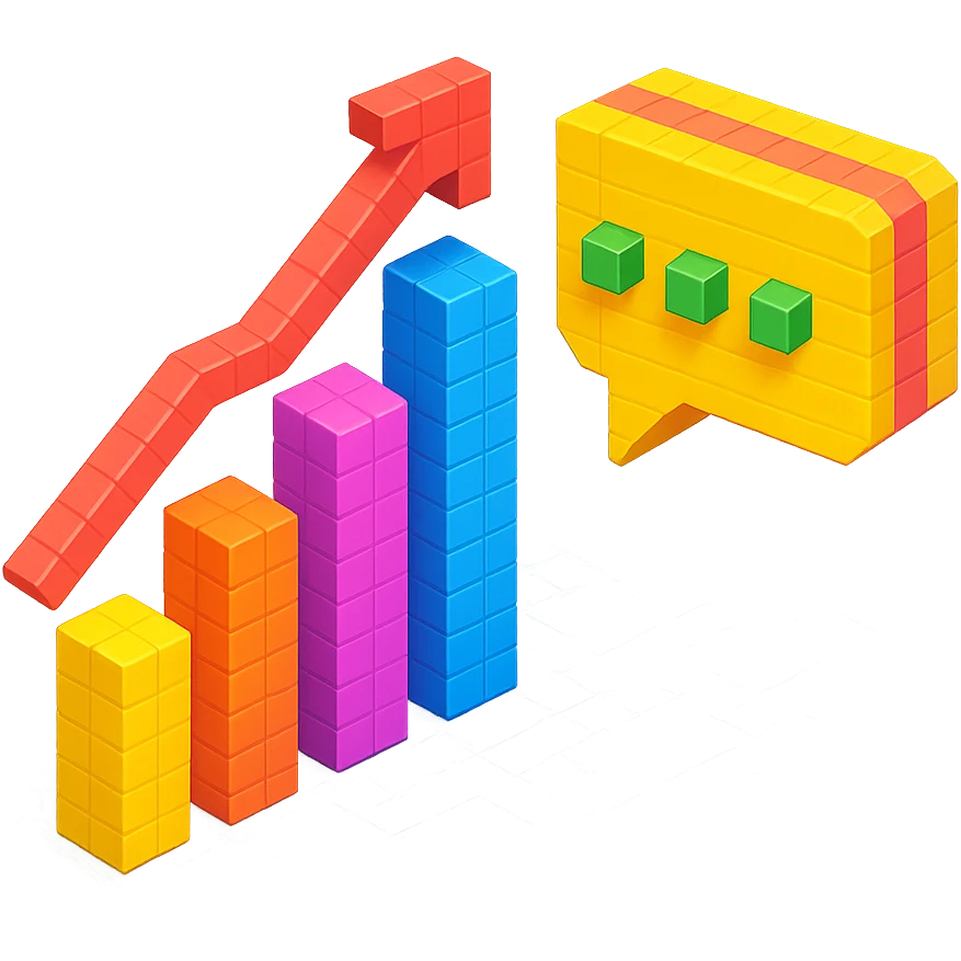 automated replies statistics emoji