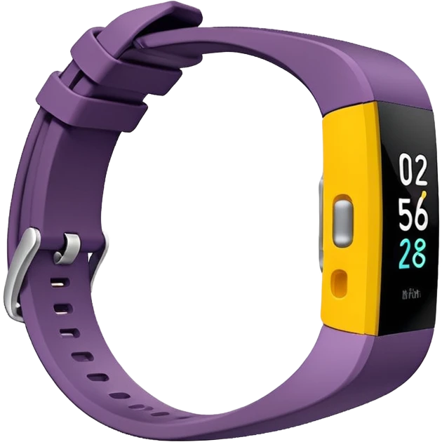 a #00DDC5 fitbit band in the style of an ios emoji  emoji