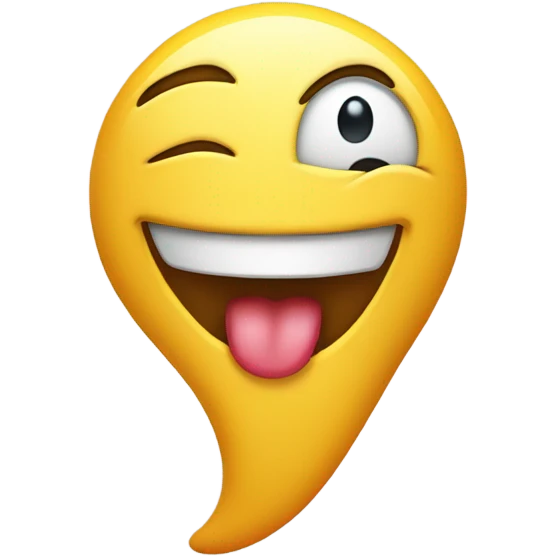Emoji with tongue out emoji