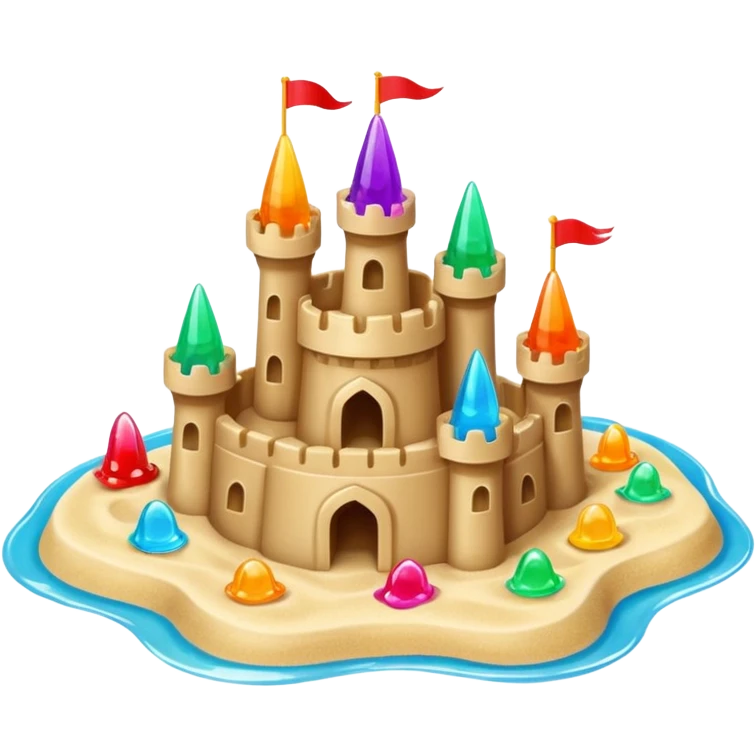 sandcastle jelly at emoji