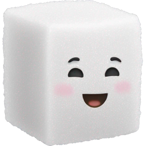 A pack of sugar emoji