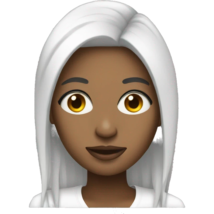 Female white music artist emoji