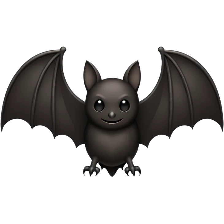 black bat emoji