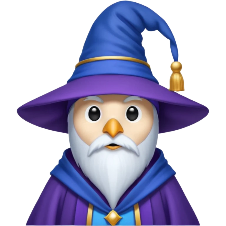 Penguin Wizard emoji