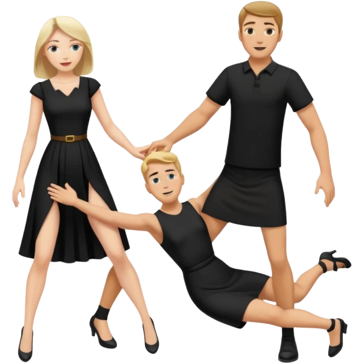 Woman's legs spread wide while man fucks her deep missionary emoji