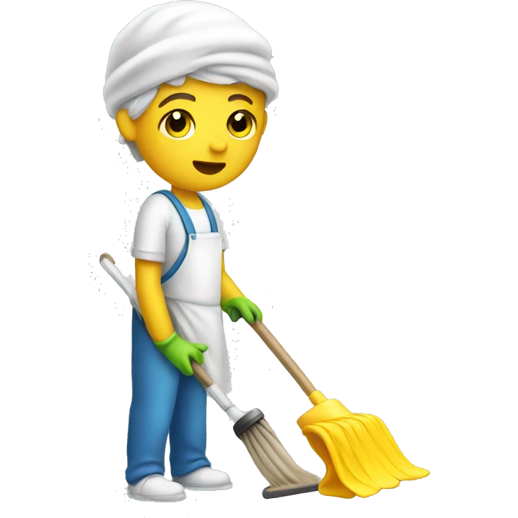Cleaning emoji