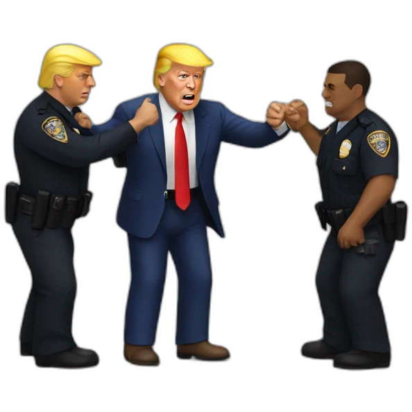 trump-getting-arrested emoji