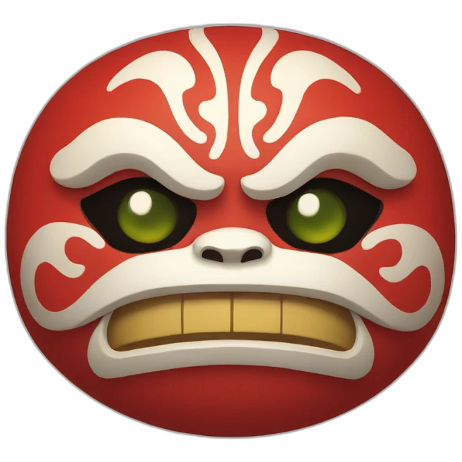 Daruma  emoji