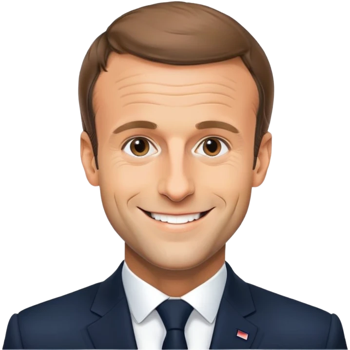 Emmanuel Macron, President of France emoji