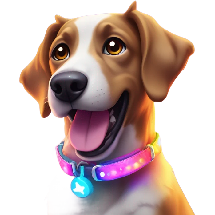 dog at a rave  emoji