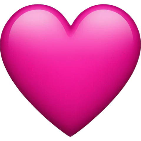 heart-deep-pink-and-black-color emoji