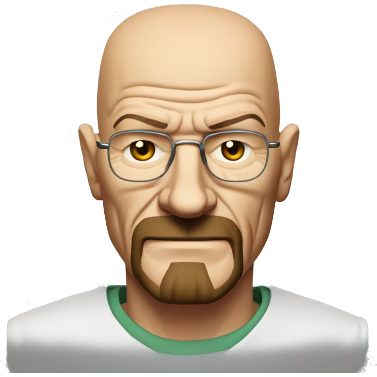 Walter White as Heisenberg ( breaking Bad ) emoji